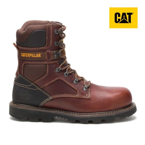 Caterpillar Indiana 2.0 Steel Toe Miesten Turvakengät TummanRuskea (SAKYH)